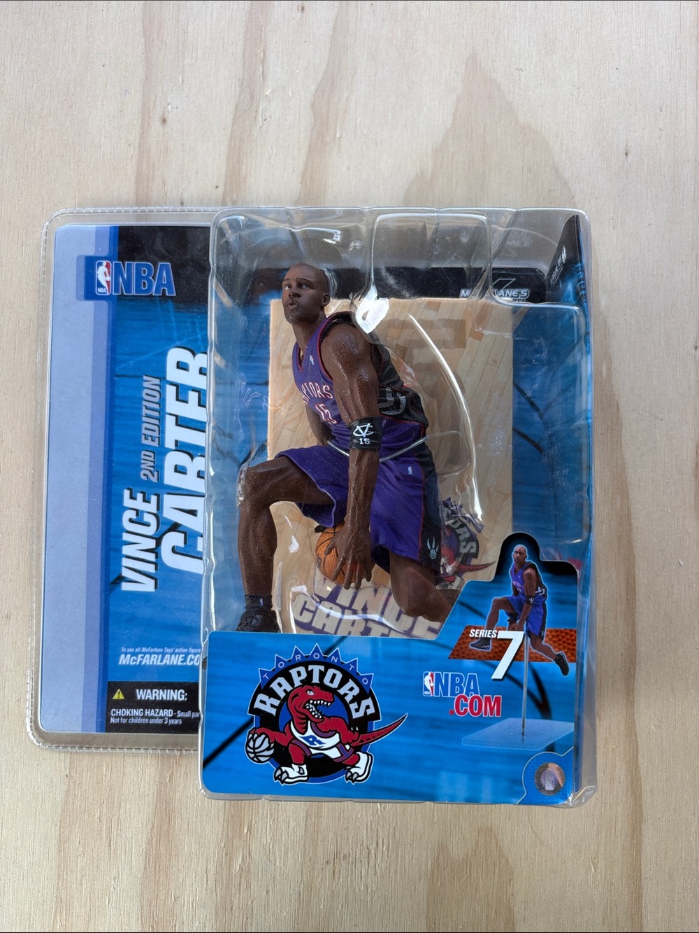 NBA Vince Carter Toronto Raptors Purple / Black Action Figure